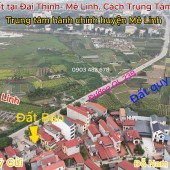 Bán đất gần trung tâm hành chính huyện Mê Linh, dt 82,3m2. Giá đầu tư